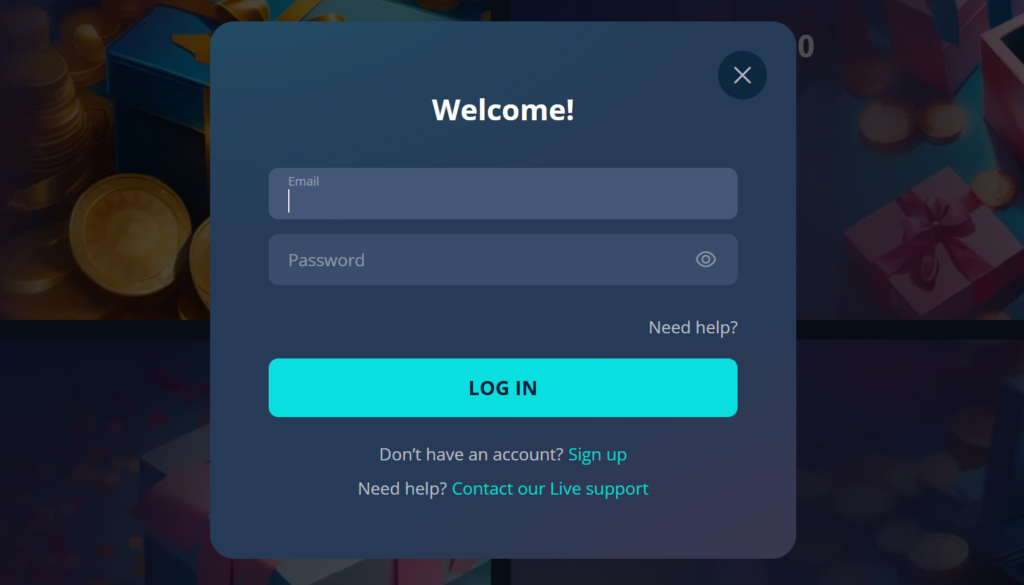 Platincasino login